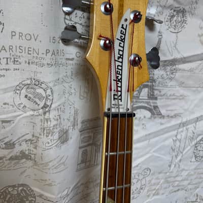 1974 Rickenbacker 4001 Bass Mapleglo Finish Lightweight at Only 8 lbs 13 oz Straight Neck Beautiful Low Action image 2