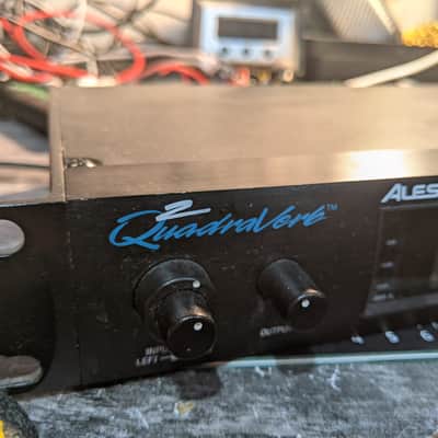 Alesis QuadraVerb 2 Dual Channel Octal Master Effects with Digital I/O 1990s - Black image 2