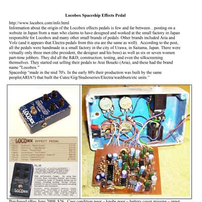 LOCO box Spaceship Flanger 80's -handmade in Japan image 7