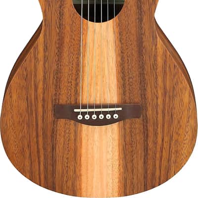 Ibanez PN2WS Parlor Acoustic Guitar, Siris Top, Open Pore Brown image 2