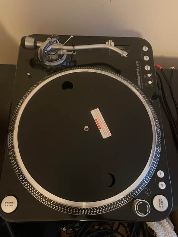 Audio-Technica AT-LP1240-USB Direct Drive DJ Turntable 2010s - Black image 1