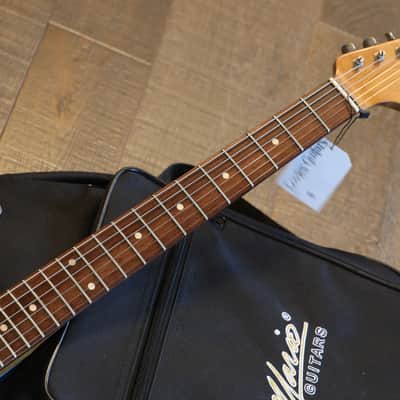 2020 Mario Martin S-Type Madagascar Roasted Neck Electric Guitar Deep Lake Placid Blue Factory Relic + COA OGB image 7