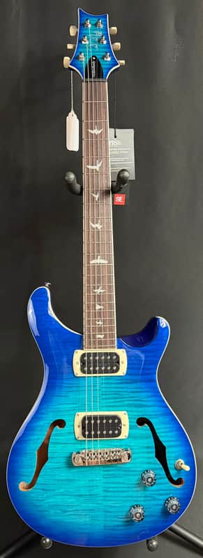 PRS SE Hollowbody I Piezo Electric Guitar Lake Blue Finish w/ Gig Bag image 1