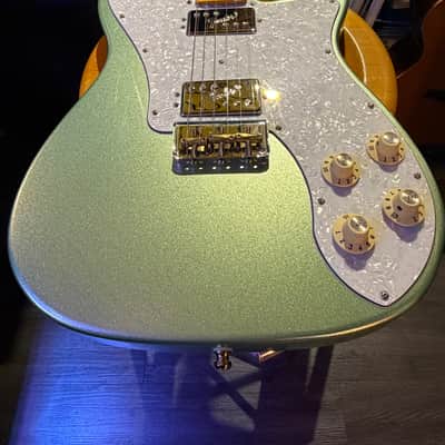 Fender American Professional II Telecaster Deluxe with Maple Fretboard 2020 - Present - Mystic Surf Green image 6