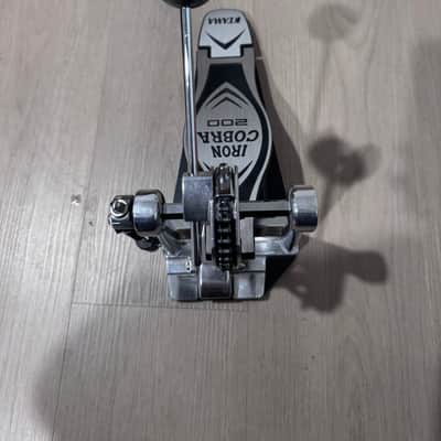Tama HP200P Iron Cobra 200 Series Single Bass Drum Pedal 2010s - Black/Chrome image 3