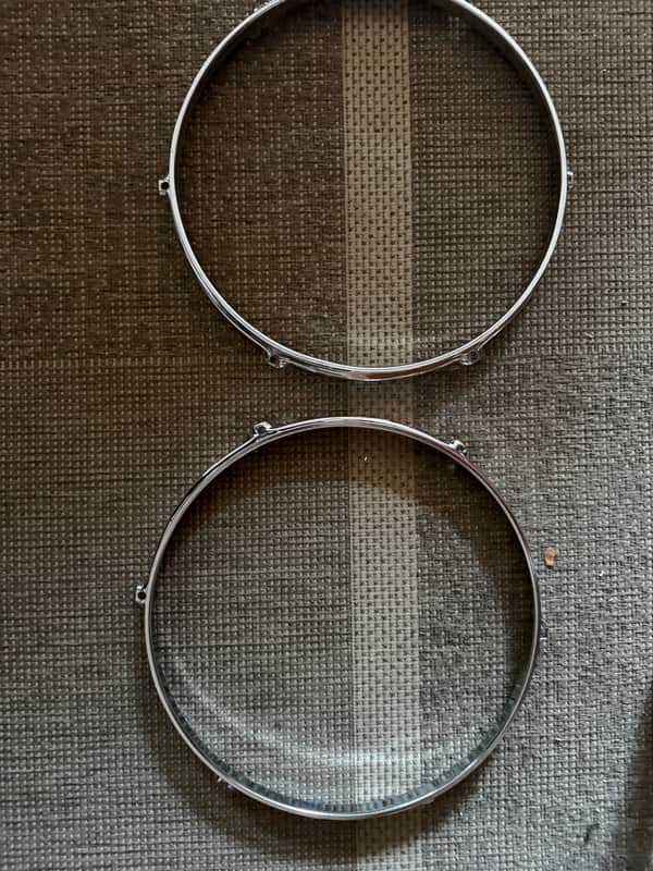 Pair of sonor hoops 12" image 1
