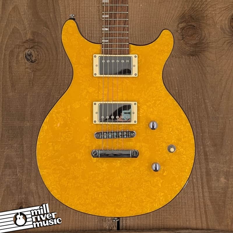 Daisy Rock Elite Double-Cut Electric Guitar - Yellow - Used image 1