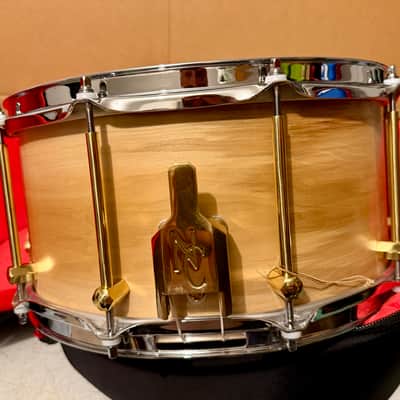 Noble & Cooley Solid Tulip 7x14 snare 2025 - Natural Oil image 2