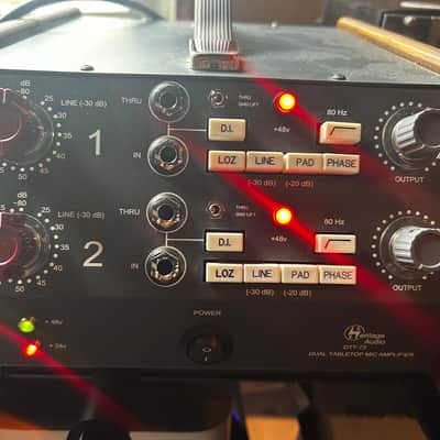 Heritage Audio DTT-73 Dual Tabletop Microphone Preamplifier 2020s image 2