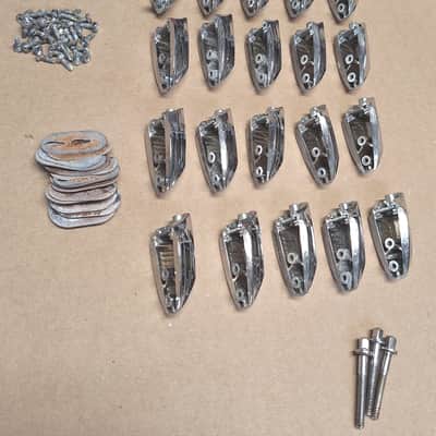 Big Lot of Vintage Premier Tom and Bass Drum Lugs 31 pieces EnglandLot 82-676 image 9