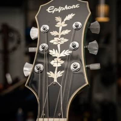 Epiphone Archtop P90 Pick Ups Turquoise 2000's image 6