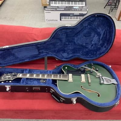Guild X-175 Manhattan Special Hollowbody Electric Guitar - Ford Green w/ Case image 2