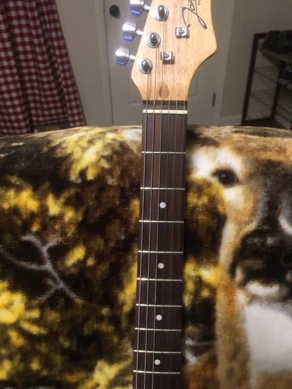 Johnson Johnson Est. 1993 Electric Guitar Black/White | Reverb