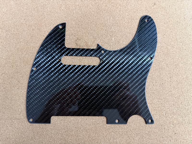KLOS Carbon Graphite Telecaster Pickguard - NEVER USED! image 1