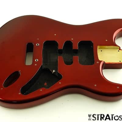 Fender Standard Stratocaster Strat BODY Guitar Parts Poplar Candy Cola image 1