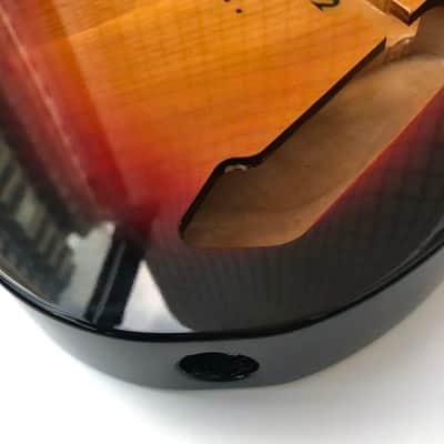 Alder 70s Telecaster Tele Style Guitar Body in Tobacco Burst image 3