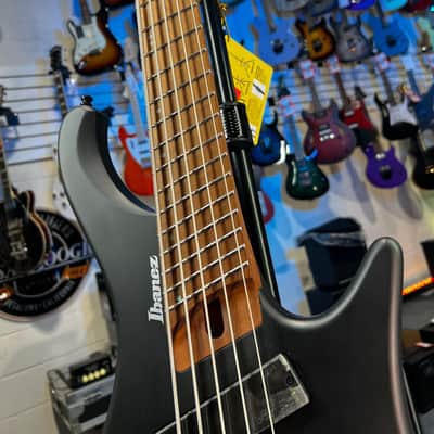 Ibanez Bass Workshop EHB1005MS Bass Guitar - Black Flat Auth Deal! 031, Free Plek! image 4
