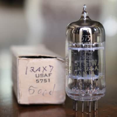 NOS 1959 Sylvania JHS-5751WA Preamp Tube – Triple Mica, Black Plates, D Getter - Awesome image 10