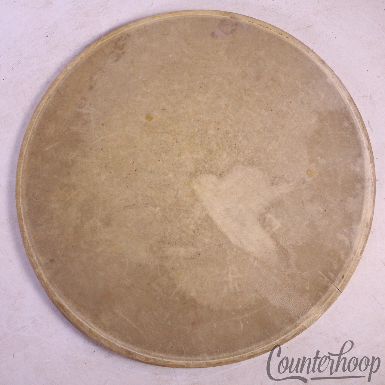 Ludwig 13"Calf Skin Snare/Tom Drum Head Calfskin Batter/Resonant Vintage 30s USA — main photograph