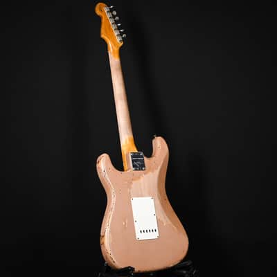 Fender Custom Shop Limited Edition '59 Stratocaster Super Heavy Relic- Aged Dirty Shell Pink/ Chocolate 3 Tone Sunburst 2025 (CZ585212) image 16
