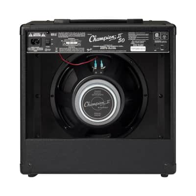 Fender Champion II 50W 1x12 Guitar Combo Amp - Blackout image 3