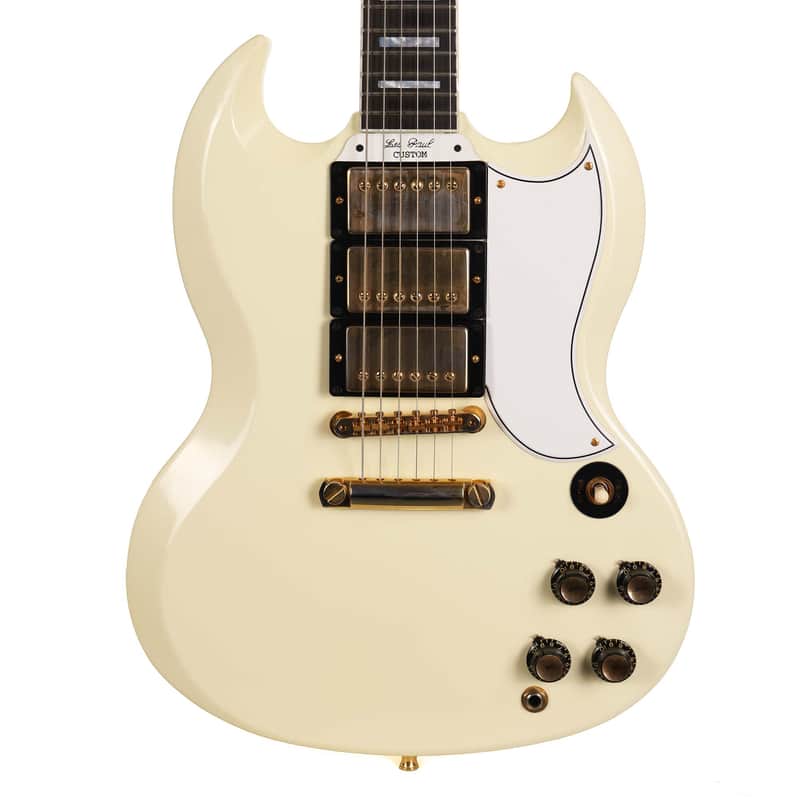 Gibson Custom Shop 1961 SG Custom Stopbar VOS Classic White 2021 image 1