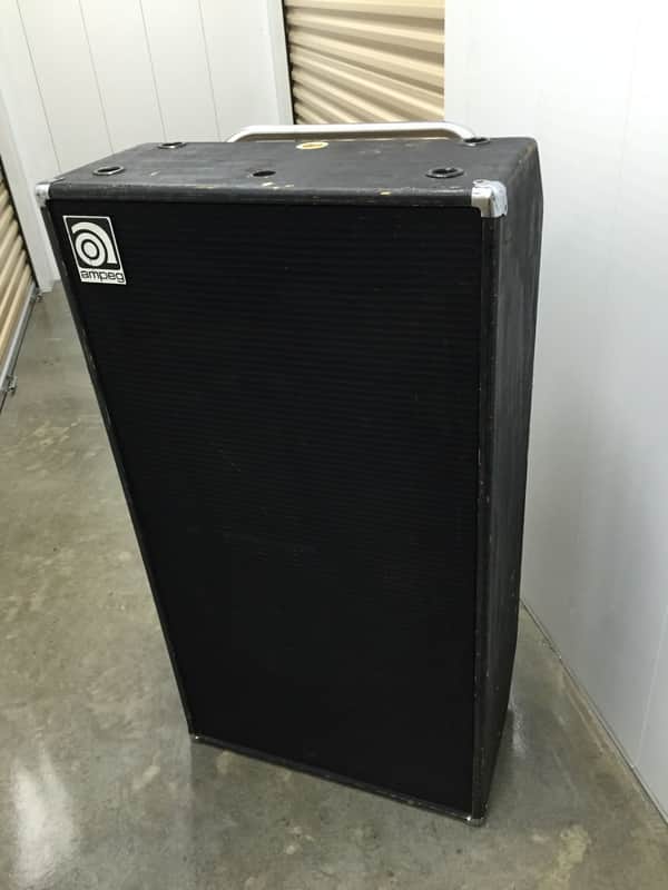 Ampeg vintage 1976 SVT 810 bass guitar amp cab excellent! image 1