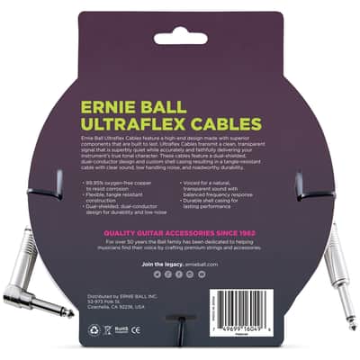 Ernie Ball 6049 Cavo PVC White 3 m image 2