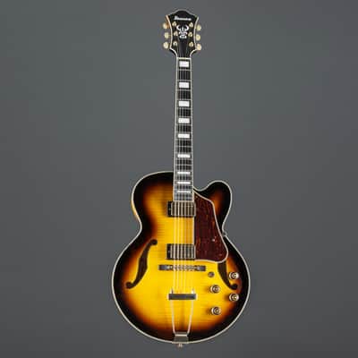 Ibanez Artcore Expressionist AF95FM-AYS Antique Yellow Sunburst - Semi Acoustic Guitar image 2