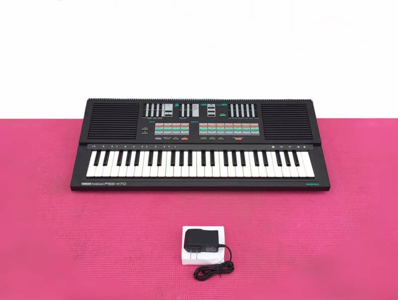 Yamaha PSS-470 シンセサイザー YAMAHA PortaSound PSS-470 Electronic Keyboard Synthesizer Retro