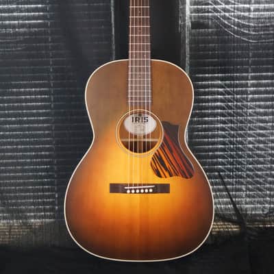 Brand New Iris Guitar Company OOO RCM 12 Fret Slot Head Burst Sitka Spruce / Mahogany 1-3/4" Nut image 1