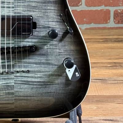 ESP LTD MH-1000NT Deluxe Electric Guitar - Charcoal Burst image 3