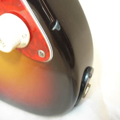 90's Fender JM-Champ Mini Jazzmaster Electric Guitar, Sunburst w/ Bag image 6