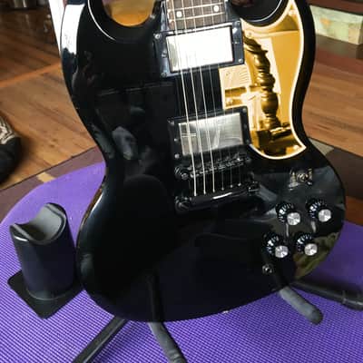 WD Music Epiphone G400 G-400 SG Pickguard Half Face Gold Mirror Made in USA 2018 Gold Mirror image 1