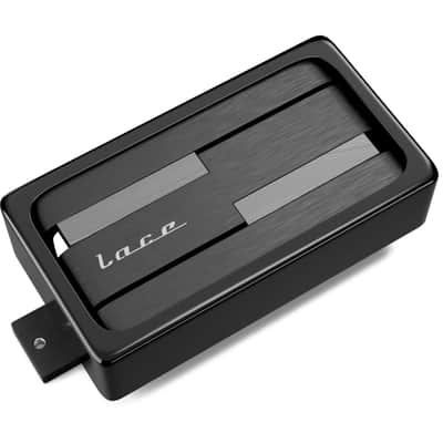 Lace Alumitone Humbucker w/ trim ring - black anodized image 2