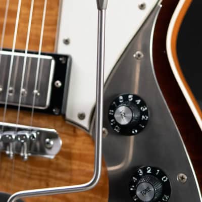Novo Dealer Limited Miris JHH Semi-Hollow Electric Guitar - Amber Burst with Gig Bag image 15