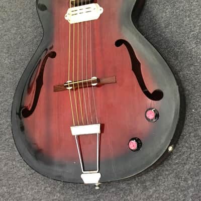 Eko 100/1 Electric 1966 Cherry Burst 1 Pickup Volume&Tone Control image 4
