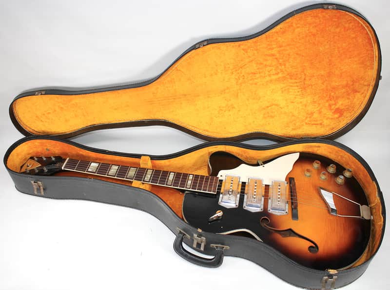 Kay 3 Pickup Swingmaster K673 • 1962 • Sunburst • Kleenex PUPs image 1