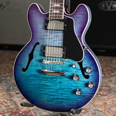 Gibson ES-339 Figured Semi-hollow Electric Guitar - Blueberry Burst with Hardshell Case image 3