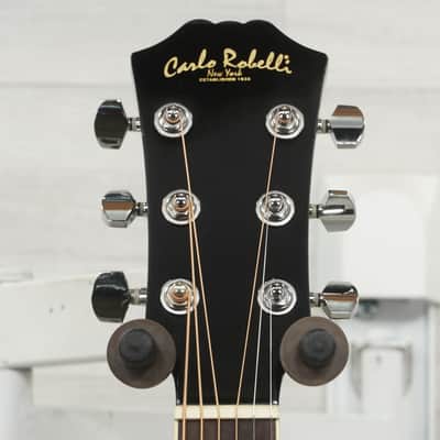Used Carlo Robelli CF4000 Laminate Top Acoustic Guitar Black image 5