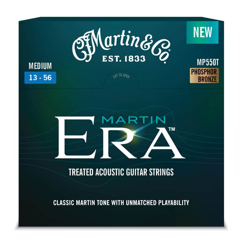 Martin Era Treated Acoustic Guitar Strings Medium MP550T - .013 - .056 image 1