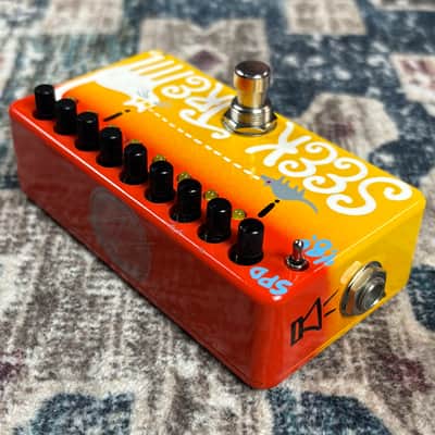Zvex Seek Trem 10th Anniversary Hand Painted Tremolo Guitar Effect Pedal W/ Original Box! image 5