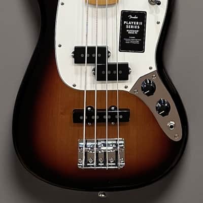 Fender Player II Mustang Bass PJ - 3 Color Sunburst w/Maple image 2