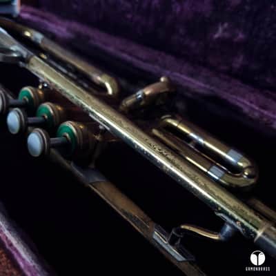 Extra early 40`s F.E Olds Ambassador Los Angeles Hubbard Morgan gamonbrass trumpet image 6