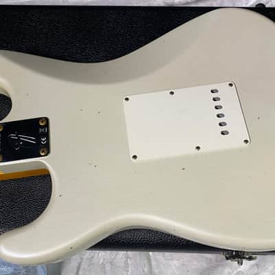 NEW! Fender Custom Shop Special Run '69 Stratocaster Journeyman Relic - Handwound P/U's - Aged Frost White Pearl - Reverse Headstock - 8lbs - Authorized Dealer - SUPER RARE! G07472 image 11