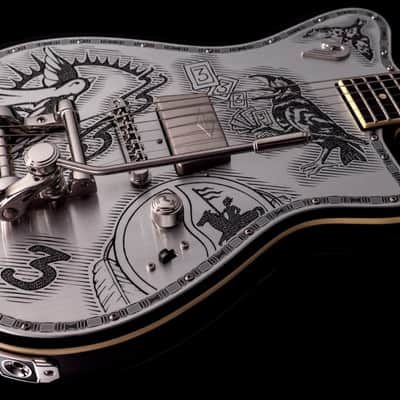 Duesenberg Alliance Series Johnny Depp - Aluminium plate with Johnny Depp tattoo artwor(In Stock) image 7