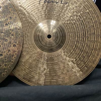 Tris Imboden's, Chicago, Paiste - 14" Signature Dark Energy, Mark 1 Hi Hats Pair, 950g,1406g 2000s image 5
