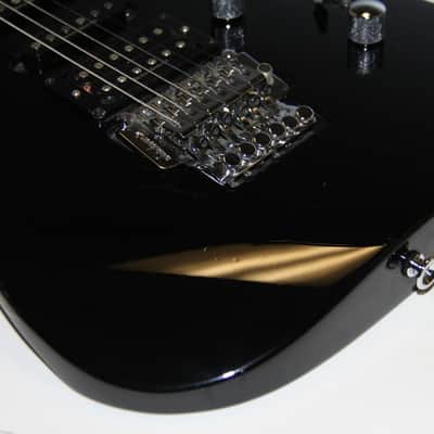 JACKSON DK2 DINKY MIJ  1996 2-Tone Black and w/tan neck image 14
