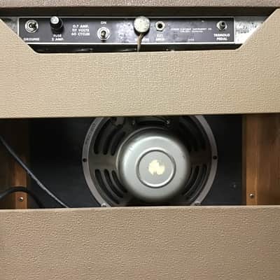 Fender Princeton 6G2 Brownface 12-Watt 1x10" Guitar Combo 1961 - 1963 - Brown image 4