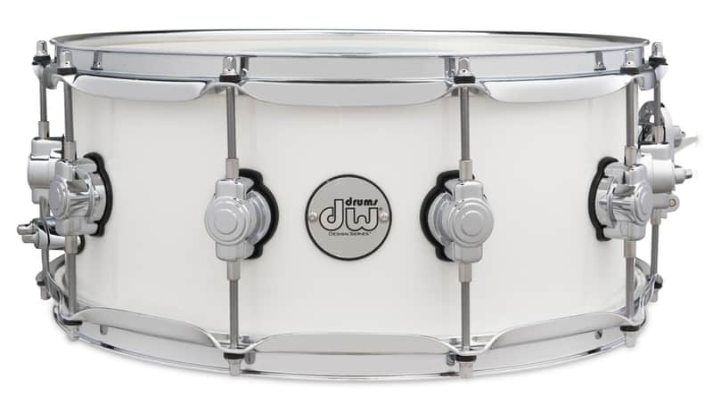 DW Design Series Snare Drum - 6 x 14-inch - Gloss White (DDLG0614SSWH) image 1